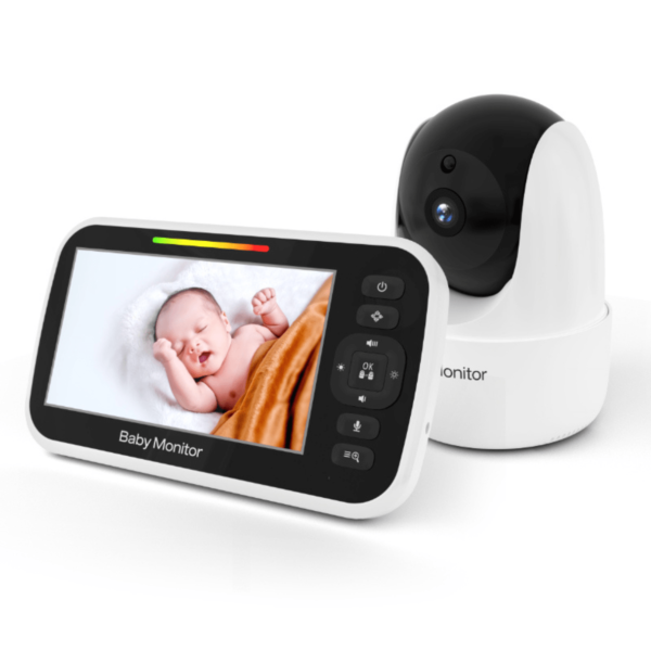 Fortified P2 Video baby monitor camera best 5 inch screen and camera