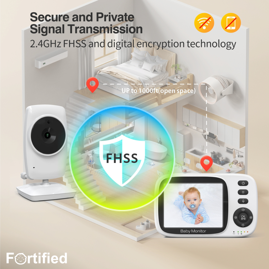 Fortified F7 Smart Baby Monitor Camera Signal8