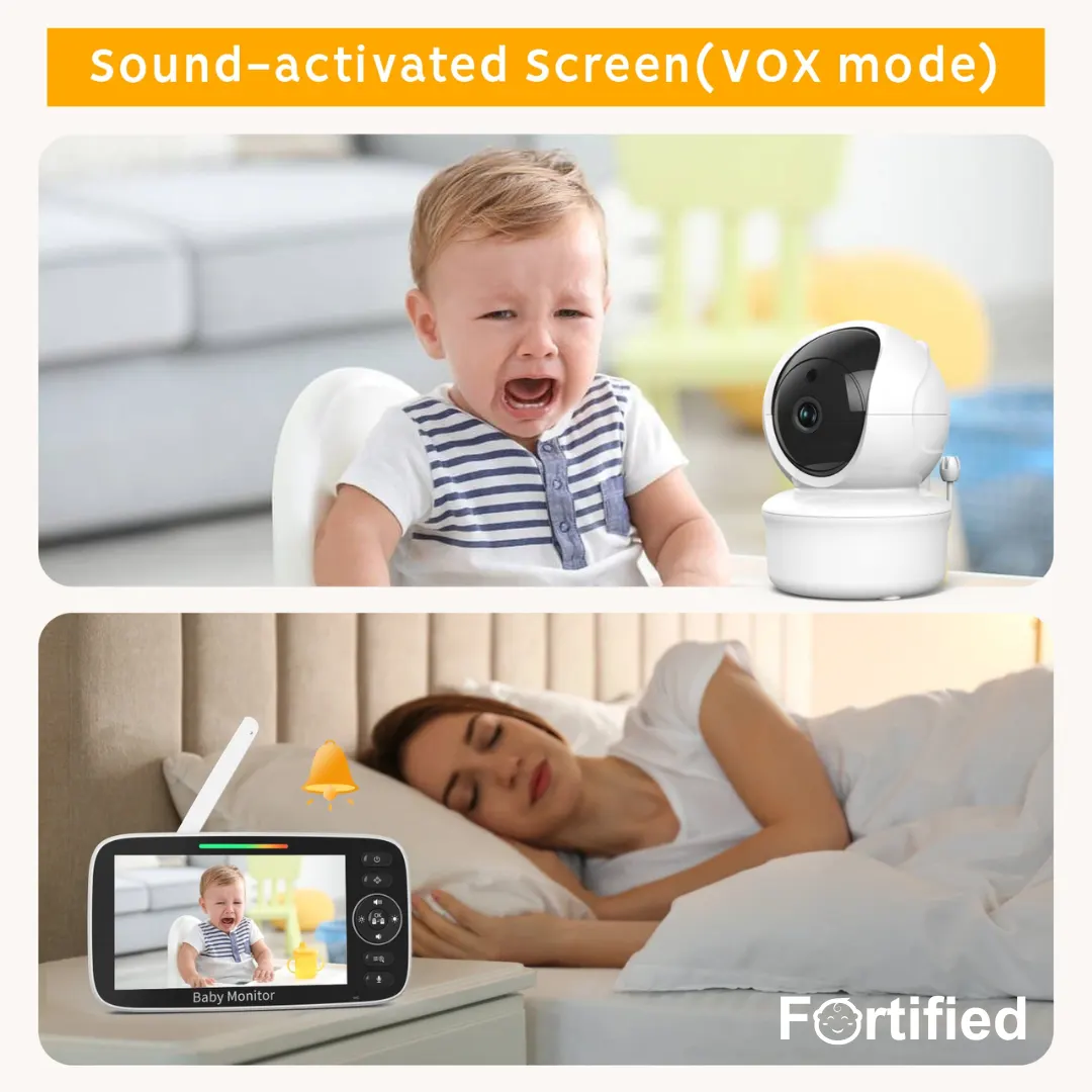 Fortified-F8-Smart-Baby-Monitor-Camera-Sound-Activatated-10